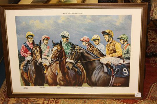 Roy Miller - Horse Racing Painting